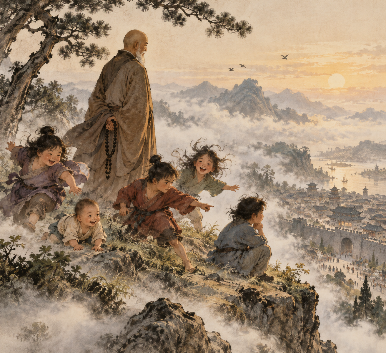 Master Who and His Five Children